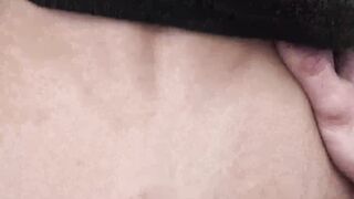 Sparkly eyed student Damon showers himself with my oozing hot cum