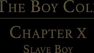 The Boy Cole leaks precum all over the bed after his master fingers his hole