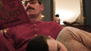 A gentle moan escapes Austin in his slumber as Uncle Mitch Cox traces the delicate cl