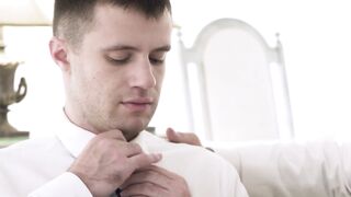 Apprentice Maxx Monroe sucked and gagged on the Master's gigantic cock during his ord
