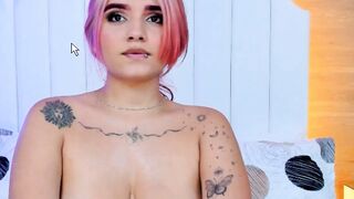 Big Tits Chick Likes to Play with Her Dildo