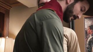 Tucker Barett gave the young boy scout's tight hole a wet wallop while throbbing his
