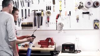 Peter was messing with my tools again