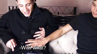 Slutty gay Remo submits to straight stud Ayuns swift ass pouncing