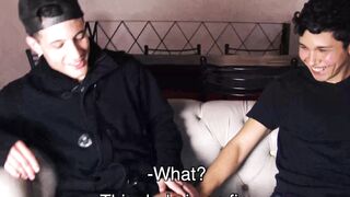 Slutty gay Remo submits to straight stud Ayuns swift ass pouncing