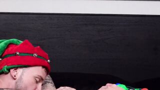 Andrew Delta rips off Aiden's jockstrap and dives tongue-first into the wet and hungr
