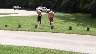 Kyle Steele and Mason let their tongues wrestle before they exchange blow jobs in the