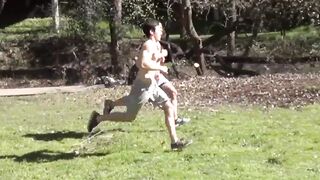 Muscular and hunk Brogan Reed got spit-roasted in threeway by Joshua James and Logan