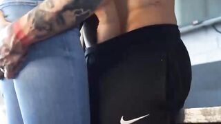 Facefuck and Creampie a Big Boobs Stepmom in Jeans