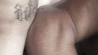 Venezuelan cutie Nicolas crowds his hungry mouth with two uncut cocks