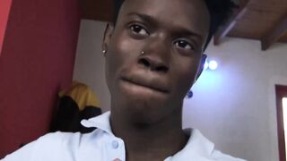 Straight Jamaican Nico swallows my dick then proceeds to hammer my ass
