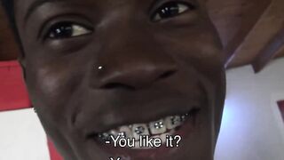 Straight Jamaican Nico swallows my dick then proceeds to hammer my ass