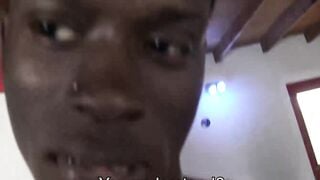 Straight Jamaican Nico swallows my dick then proceeds to hammer my ass