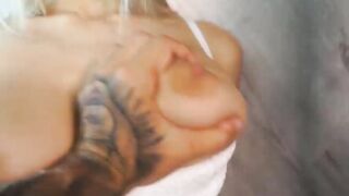 Stepmom in Stockings with Big Boobs Fuck