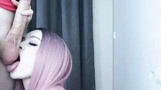 Deepthroat Blowjob from Stepsister