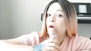 Blowjob by lovely teen Stepsister