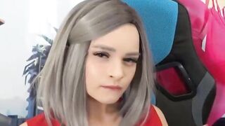 Very cute Stepsister gives blowjob
