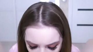 Stepsister sucked me off First person view