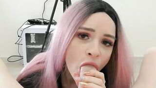 Blowjob from the sophisticated Stepsiste