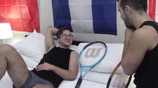 Riley Ross gives Ari a total sport fuck as he pushes his pussy on the thick and long Hoe 2