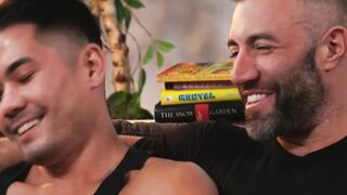 After interview gays anal fucking