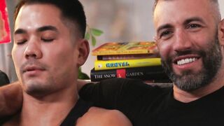 After interview gays anal fucking