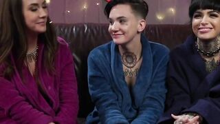Submissive lesbian ass whipped