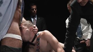 The gray-haired master Lance Charger trusts the boy's tight hole like a jackhammer