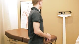 Dr Wolf let out a loud moan and felt so horny as Ian Levine blowjobs his giant cock
