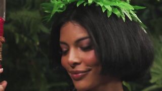 Ebony  Morena gets bareback fucked by outsider