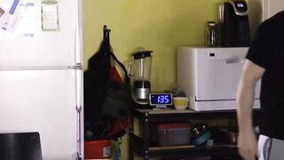Conors kitchen chores end in a threesome