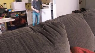 Conors kitchen chores end in a threesome