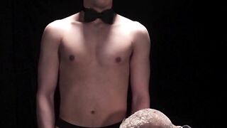 The young slave boy Aidan Fox became a sex puppet after being fucked in an orgy