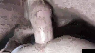 Mikey Knight's puckering crack patiently waits for any cocks to get inside in a fours