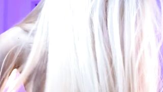 Cam Girl Stripping and Dancing Around Her Stripper Pole