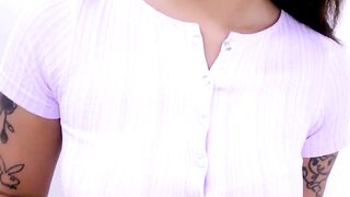 Cute Girl Treats Big Cock with Hot Tease