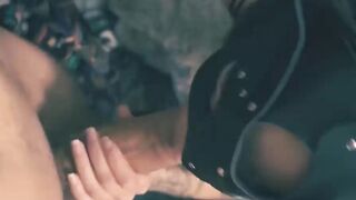 Wet and Intense Blowjob Pulsating Cock