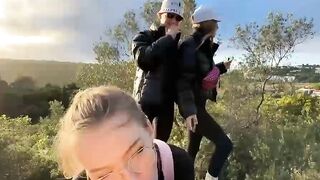 WTF PASSERERS CAUGHT US AND COME TO US DURING BLOWJOB