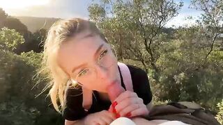 WTF PASSERERS CAUGHT US AND COME TO US DURING BLOWJOB