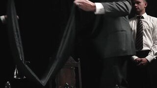 Master Kristopher Weston pulled his thick dick out and thrust it raw into the apprent