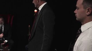 Master Kristopher Weston pulled his thick dick out and thrust it raw into the apprent