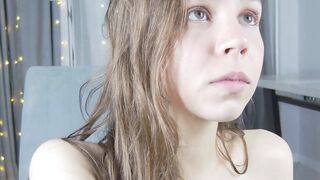 Cute Brunette Fingers Pussy Hard