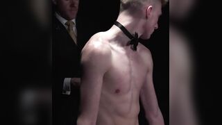 The handsome master enjoys getting his big shaft serviced by the beautiful slave Lanc