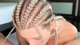 Blonde shy Stepsister seduced and fucked her Bro