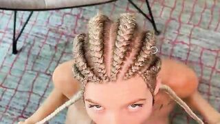 Blonde shy Stepsister seduced and fucked her Bro