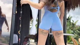 Stepsister Doing Public Yoga Naked
