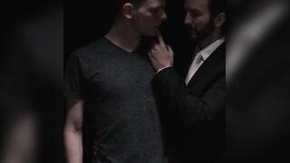 Ethan Tate moans as his master pleases him with a wild and wet nipple play