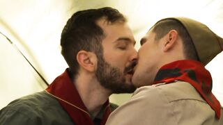 Nathan James' dick was rock-solid and his legs were wide apart ready to welcome that