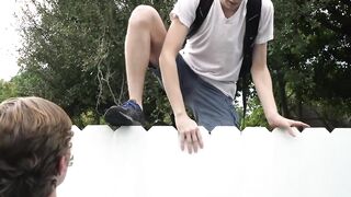 Walking home from scholl with my crush