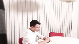 Older mentor getting a special breakfast